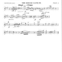 The House I Live In (alto Sax) Mccoy 2009 002