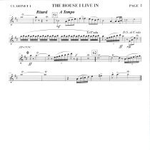 The House I Live In (clarinet 1) Mccoy 2009 002