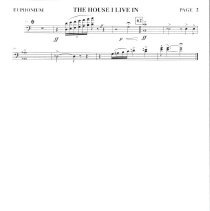 The House I Live In (euphonium) Mccoy 2009 002