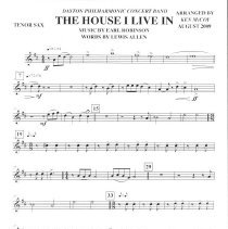 The House I Live In (tenor Sax) Mccoy 2009 001