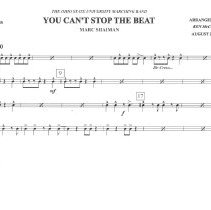 You Can't Stop The Beat (bass Drums) Mccoy 2009 001