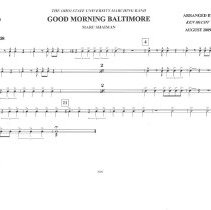 Good Morning Baltimore (bass Drums) Mccoy 2009 001