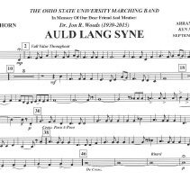 Auld Lang Syne (flugelhorn) Mccoy 2015 001e