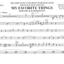 My Favorite Things (eb Cornet) Mccoy 2015 001