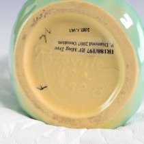 Jade Green Ming Tree Vase with Asian-Inpsired Motifs