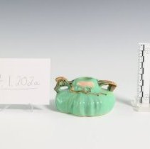 Jade Green Ming Tree Candlestick