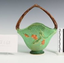 Marsh Green Bittersweet Basket Vase