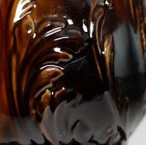 Majolica (Blended Colors) Lion-Head Pedestal