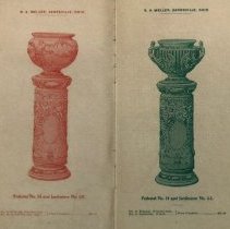 Glazed and Decorated Jardinière with two Female Figureheads