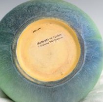 Mottled Green and Tan Earlam Vase