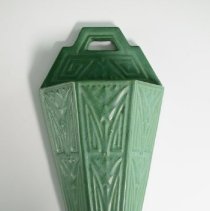 Large Matt Green Wall Pocket