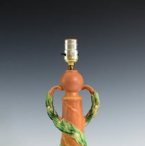 Lamp Base with Flowing Green Vines