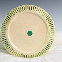 Donatello Bud Vase with Low Bowl Featuring Two Motifs: Floating Cherub and 