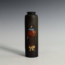 Experimental Sgrafitto Dickens Ware II Prototype Vase
