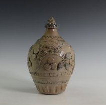 1942.10082 Hall Salt Glazed Stoneware Jug-7