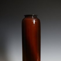 2005.1.75 Weller Pottery Company Louwelsa Vase With A Native American-3