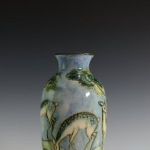 2019.005.001 Rookwood Pottery Company Fawns And Fauna Vase-3