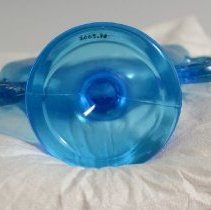 2005.38 Fenton Glass Company Celeste Blue Fan Vase-4