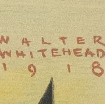 1950.10307 Walter Whitehead (signature)