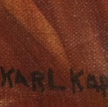 1988.15355 Karl Kappes (signature)