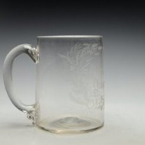 1952.10391 Large, Clear Engraved Stein 2