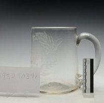 1952.10391 Large, Clear Engraved Stein 5