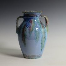 Juneau Variant Featuring a Blue Background and Multicolored Drip and Twist 