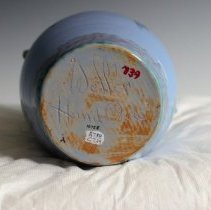 Juneau Variant Featuring a Blue Background and Multicolored Drip and Twist 