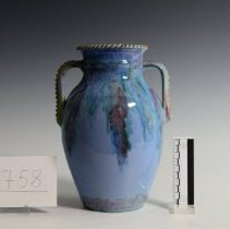 Juneau Variant Featuring a Blue Background and Multicolored Drip and Twist 