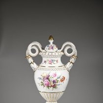 1974.12022a-c Meissen Urn With Snake Handles 8