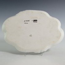 American China Painted Decorative Platter Featuring Roses