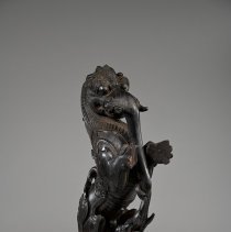 1989.15533b Pair Of Lion And Elephant Abstract Sculptures 3