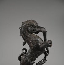 1989.15533b Pair Of Lion And Elephant Abstract Sculptures 4