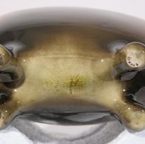 Lonhuda Faience Vase Featuring Mulberry Leaves and Fruit