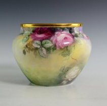 Jardinière Featuring Roses