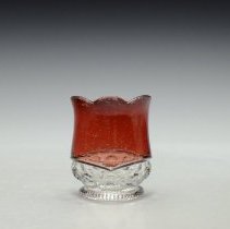 2011.004.009 Ruby-stained Toothpick Holder 2