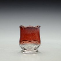 2011.004.009 Ruby-stained Toothpick Holder 1