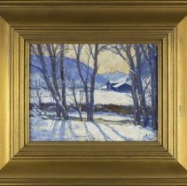 2021.003.001 Matt Daly, Winter Scene (with Frame)