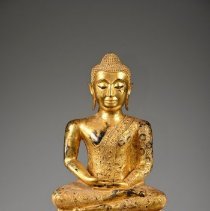 1986.15715 Seated Bronze Buddha, Dhyanna Mudra 3
