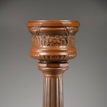 Athenian Jardinière in Brown with Floral Display
