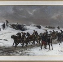 2021.014.001 James Alexander Walker, Soldiers In Winter (with Frame)