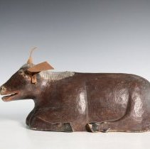 1956.10592 Mexican Folk Art, Resting Cow-2