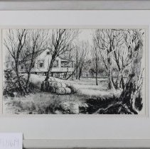 1971.11619 Along The Muskingum Patricia A Hodgson Notecard