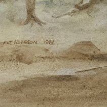 1981.14019 Sleepy River Town Patricia A Hodgson Signature