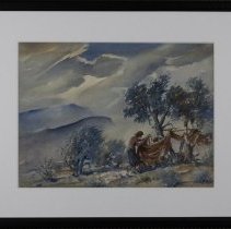 1984.16175 Navaho Country Herbert B Tschudy With Frame