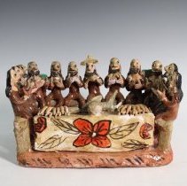 1986.16338 Mexican Folk Art, The Last Supper-2