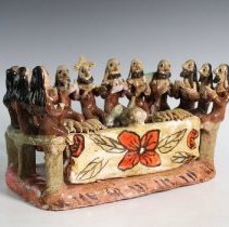 1986.16338 Mexican Folk Art, The Last Supper-4
