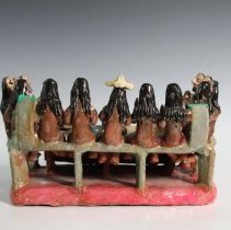 1986.16338 Mexican Folk Art, The Last Supper-5
