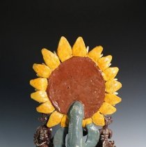 1986.16341 Mexican Folk Art, Sculpture Featuring The Sun, Demons, Tuzas And