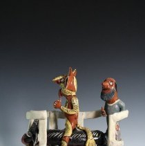 1986.16343 Mexican Folk Art, Devil Riding A Bull-2